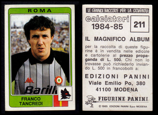 Figurine Panini - Calciatori 1984/85 - Mancolista ROMA