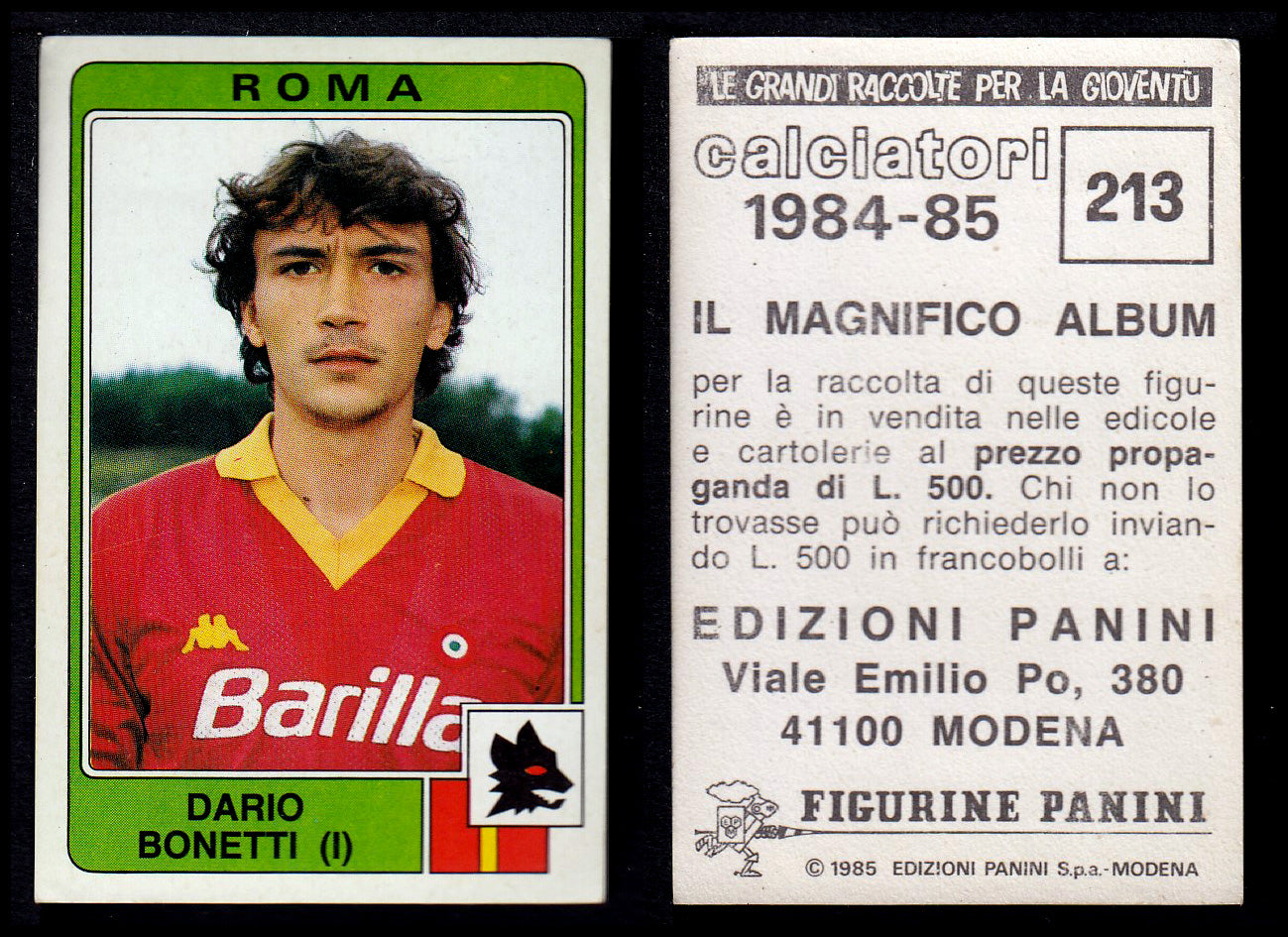 Figurine Panini - Calciatori 1984/85 - Mancolista ROMA