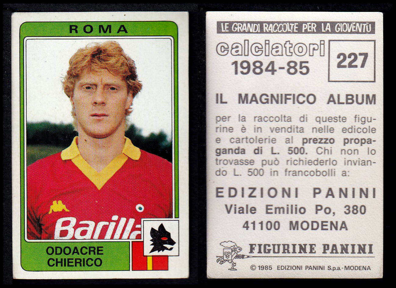 Figurine Panini - Calciatori 1984/85 - Mancolista ROMA