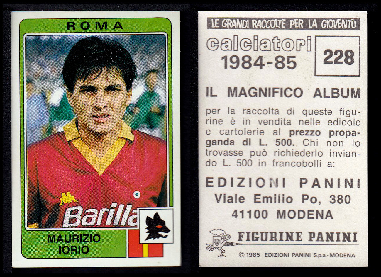 Figurine Panini - Calciatori 1984/85 - Mancolista ROMA