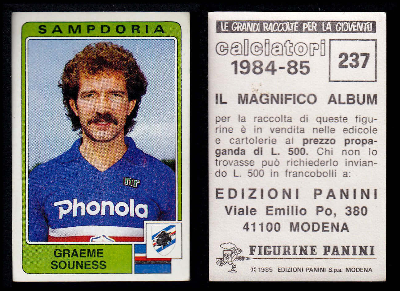 Figurine Panini - Calciatori 1984/85 - Mancolista SAMPDORIA