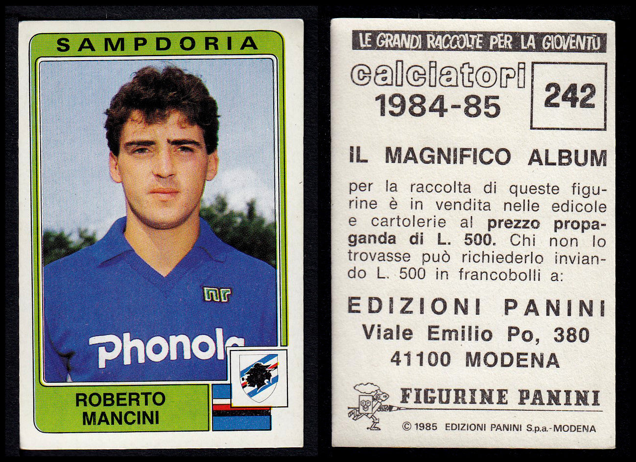Figurine Panini - Calciatori 1984/85 - Mancolista SAMPDORIA