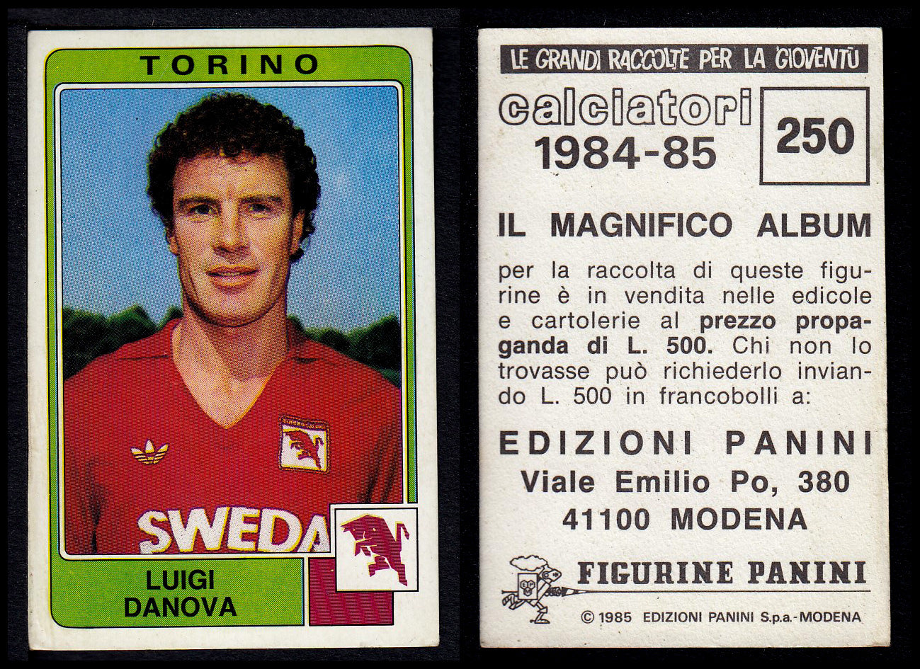 Figurine Panini - Calciatori 1984/85 - Mancolista TORINO