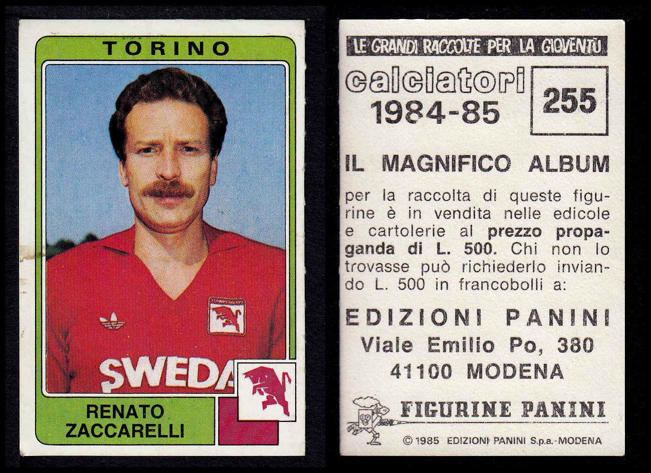 Figurine Panini - Calciatori 1984/85 - Mancolista TORINO