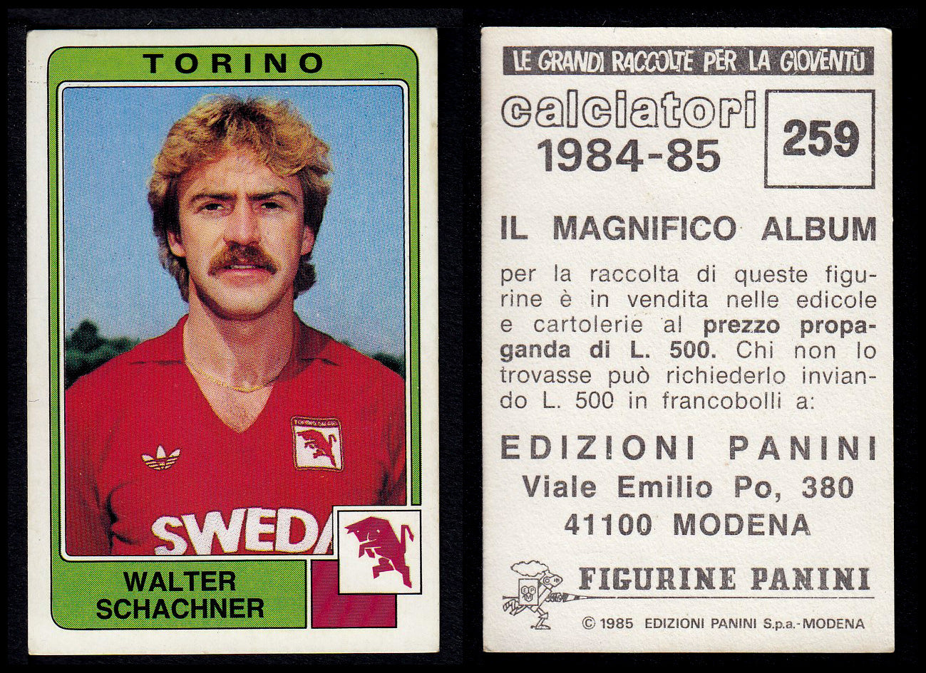 Figurine Panini - Calciatori 1984/85 - Mancolista TORINO
