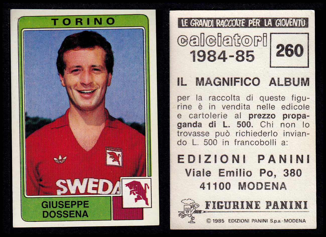 Figurine Panini - Calciatori 1984/85 - Mancolista TORINO