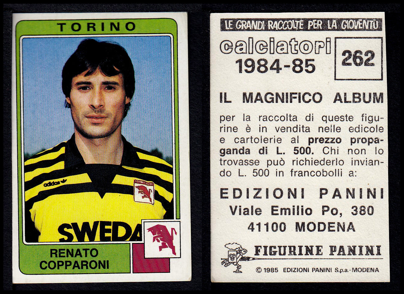 Figurine Panini - Calciatori 1984/85 - Mancolista TORINO