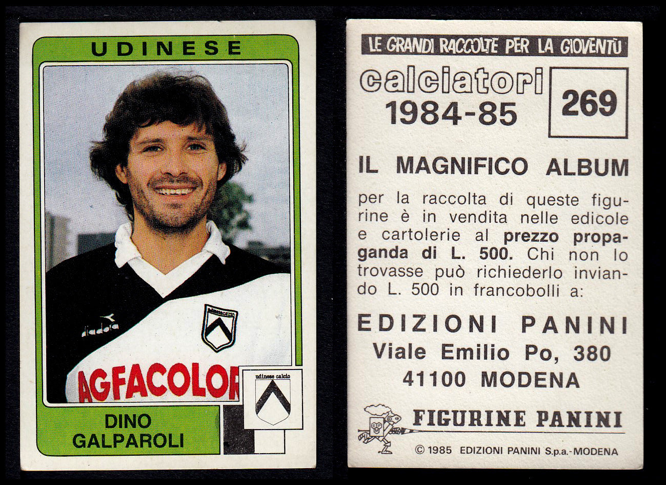 Figurine Panini - Calciatori 1984/85 - Mancolista UDINESE