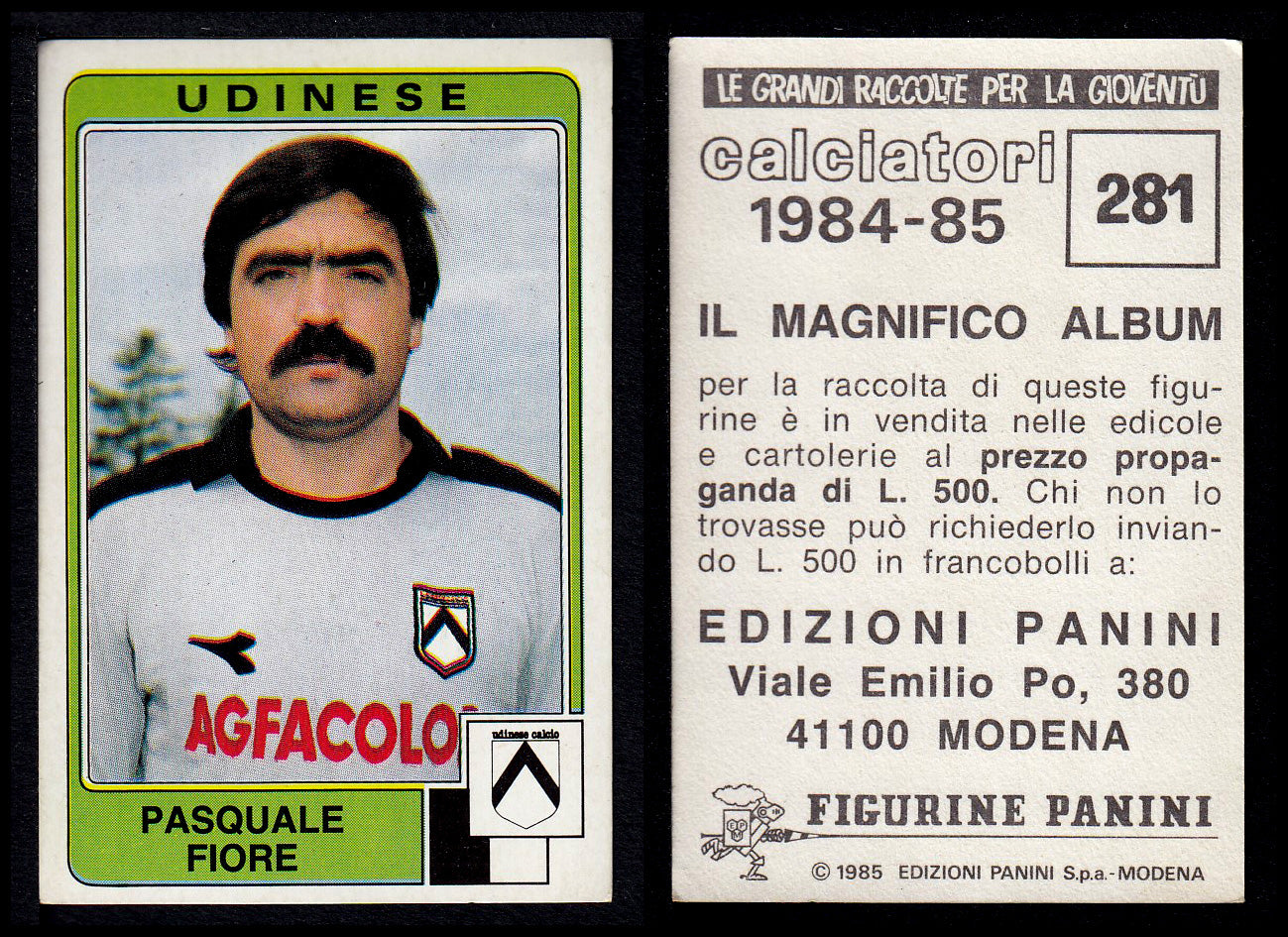 Figurine Panini - Calciatori 1984/85 - Mancolista UDINESE
