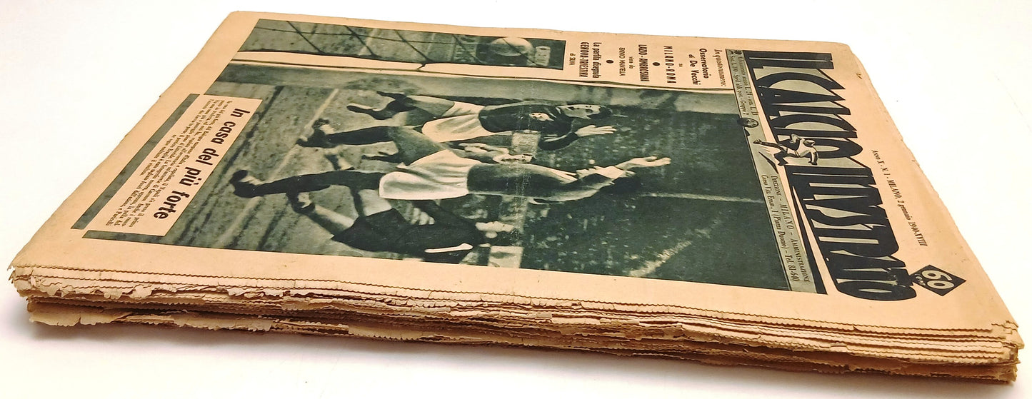 Il Calcio Illustrato Anno X 1940-XVII 1/53 quasi completa (manca n.25) - YFS292