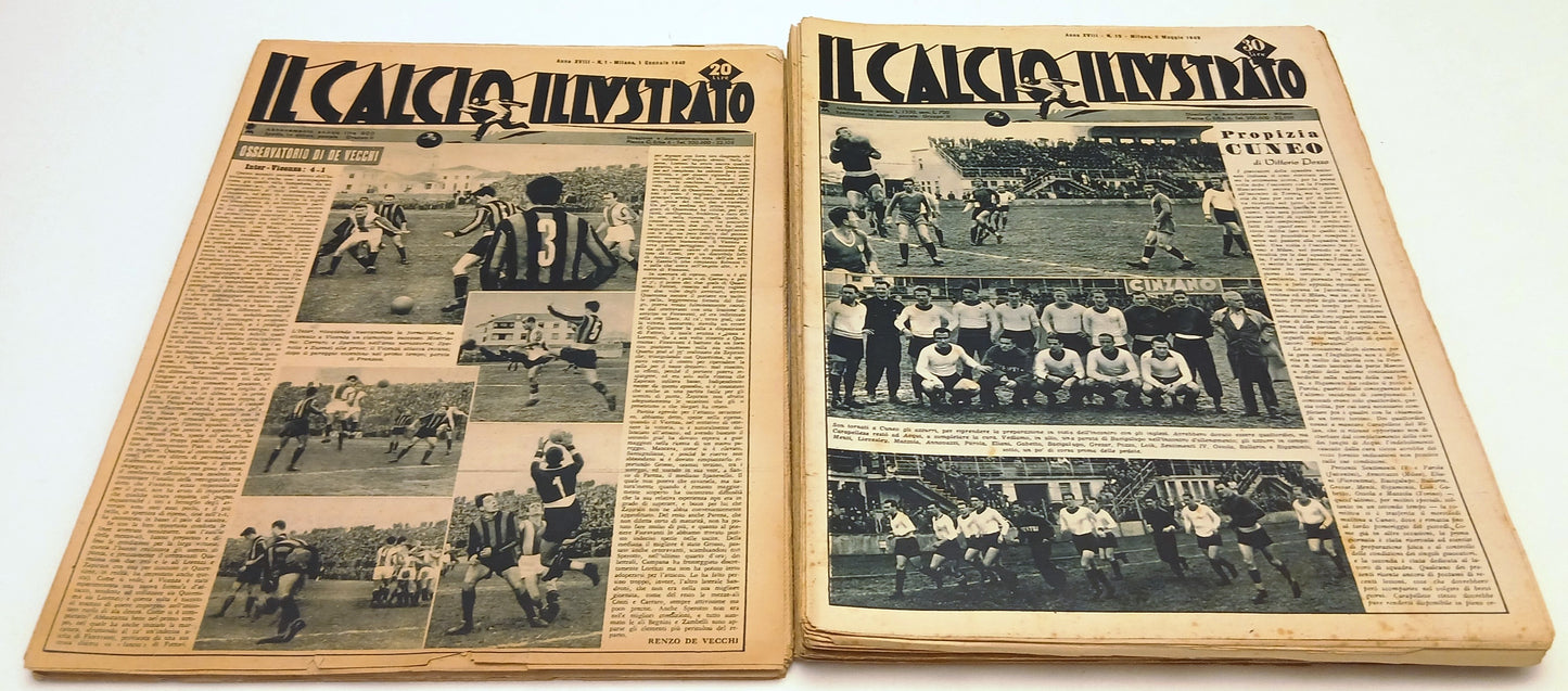 Il Calcio Illustrato 1948 1/55 quasi completa (mancano 5,17,18,21,46,52)- YFS291