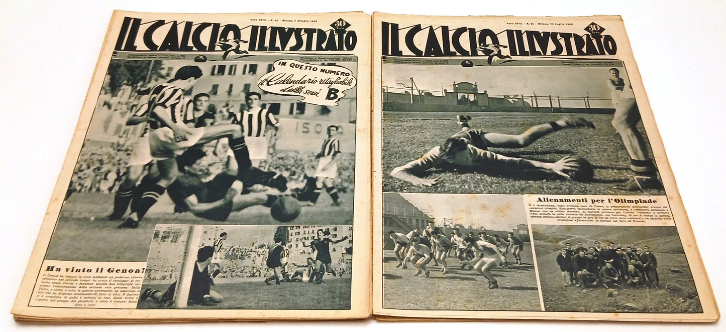 Il Calcio Illustrato 1948 1/55 quasi completa (mancano 5,17,18,21,46,52)- YFS291