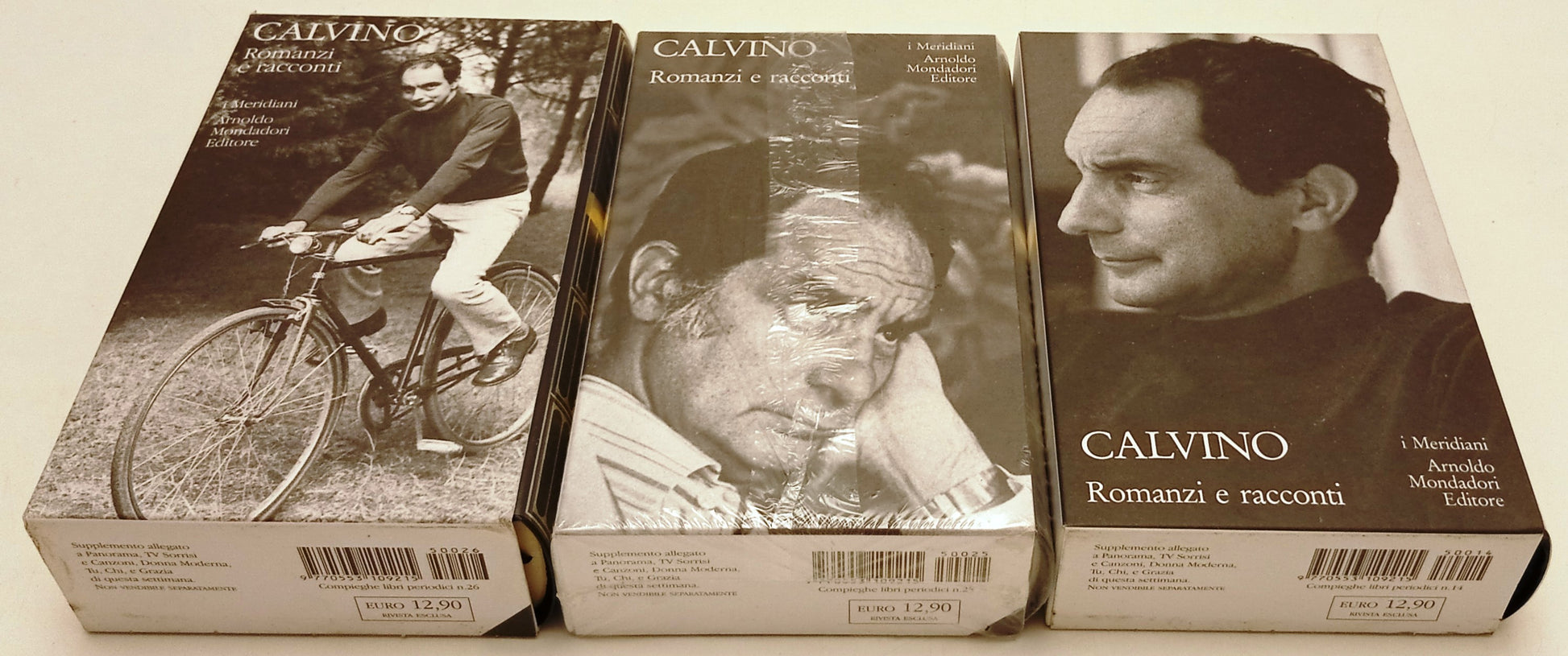 Romanzi e racconti 3 volumi - Calvino- Mondadori Panorama I meridiani- cofanetti