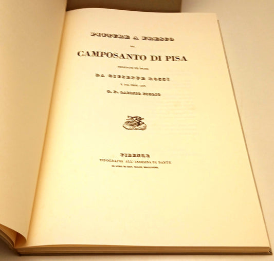Pitture a secco del Camposanto di Pisa- Paolo Lasinio, Giuseppe Rossi- 1976- ZFS319