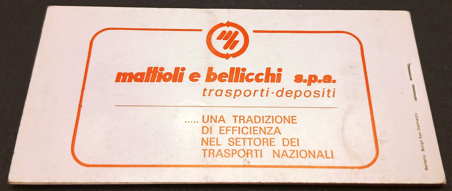 CV- Abbonamento tribuna numerata carnet 18 tagliandi Parma 1986/87 - RVSz156
