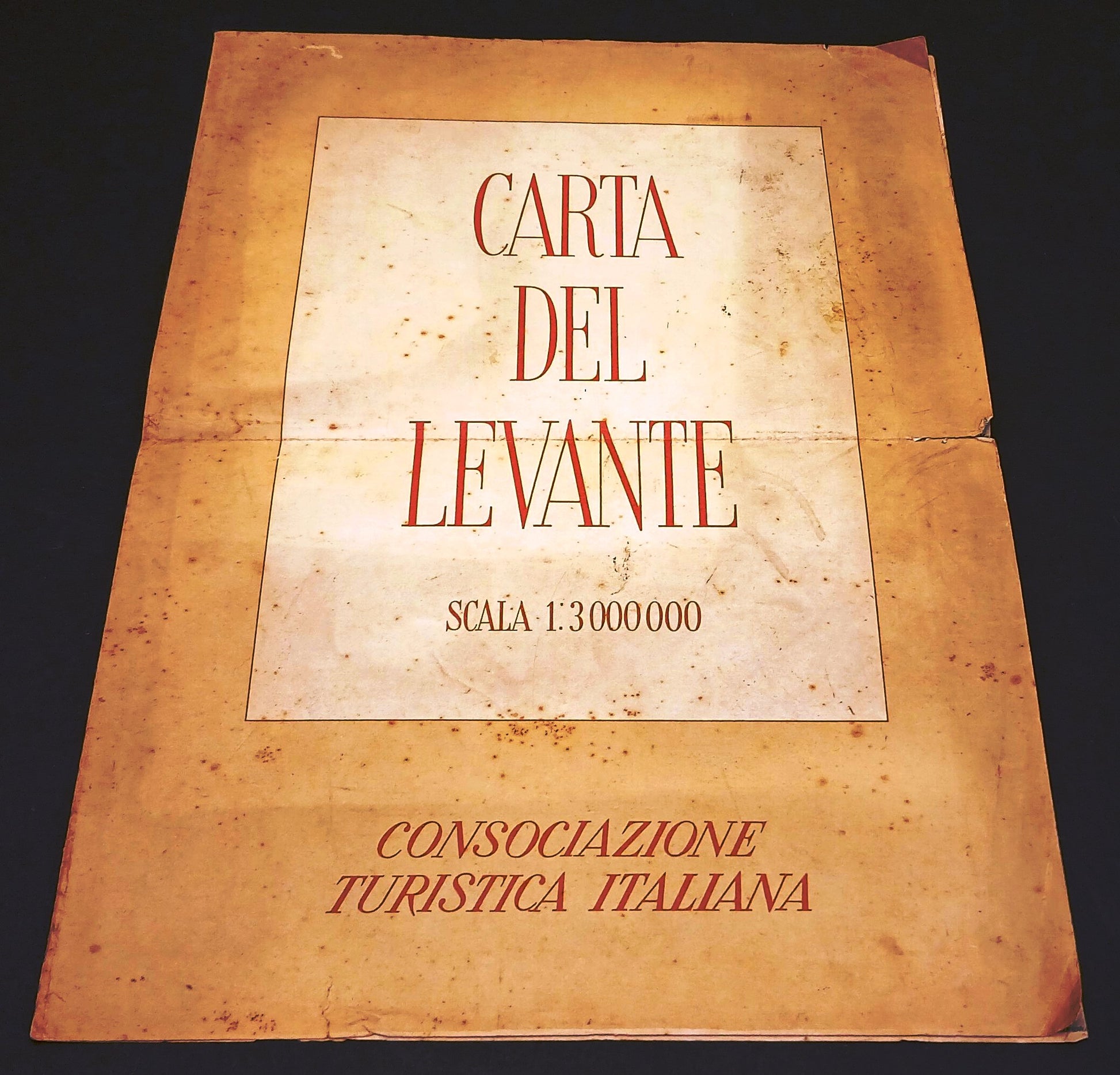 CV- Carta del Levante- Cons. Turistica Italiana- suppl. Le Vie d'Italia- RVSa269