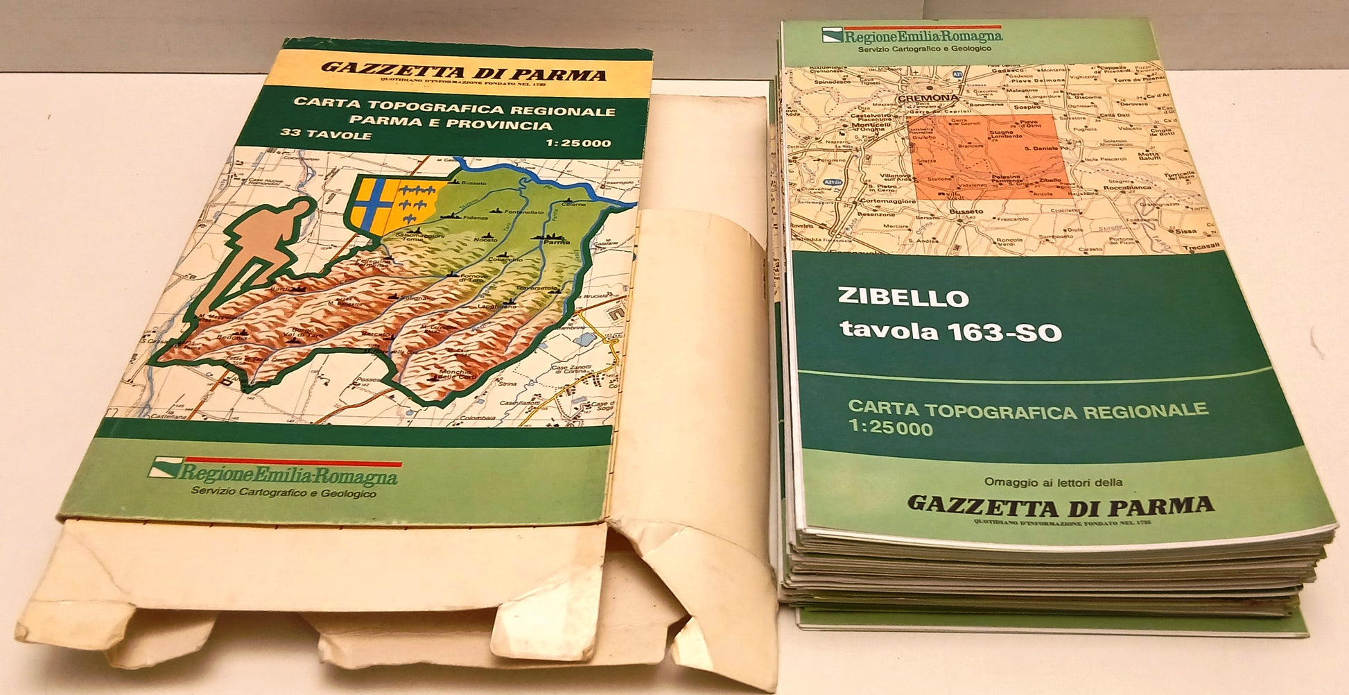 Carta topografica regionale Parma e Provincia 28 carte - Gazzetta di Parma