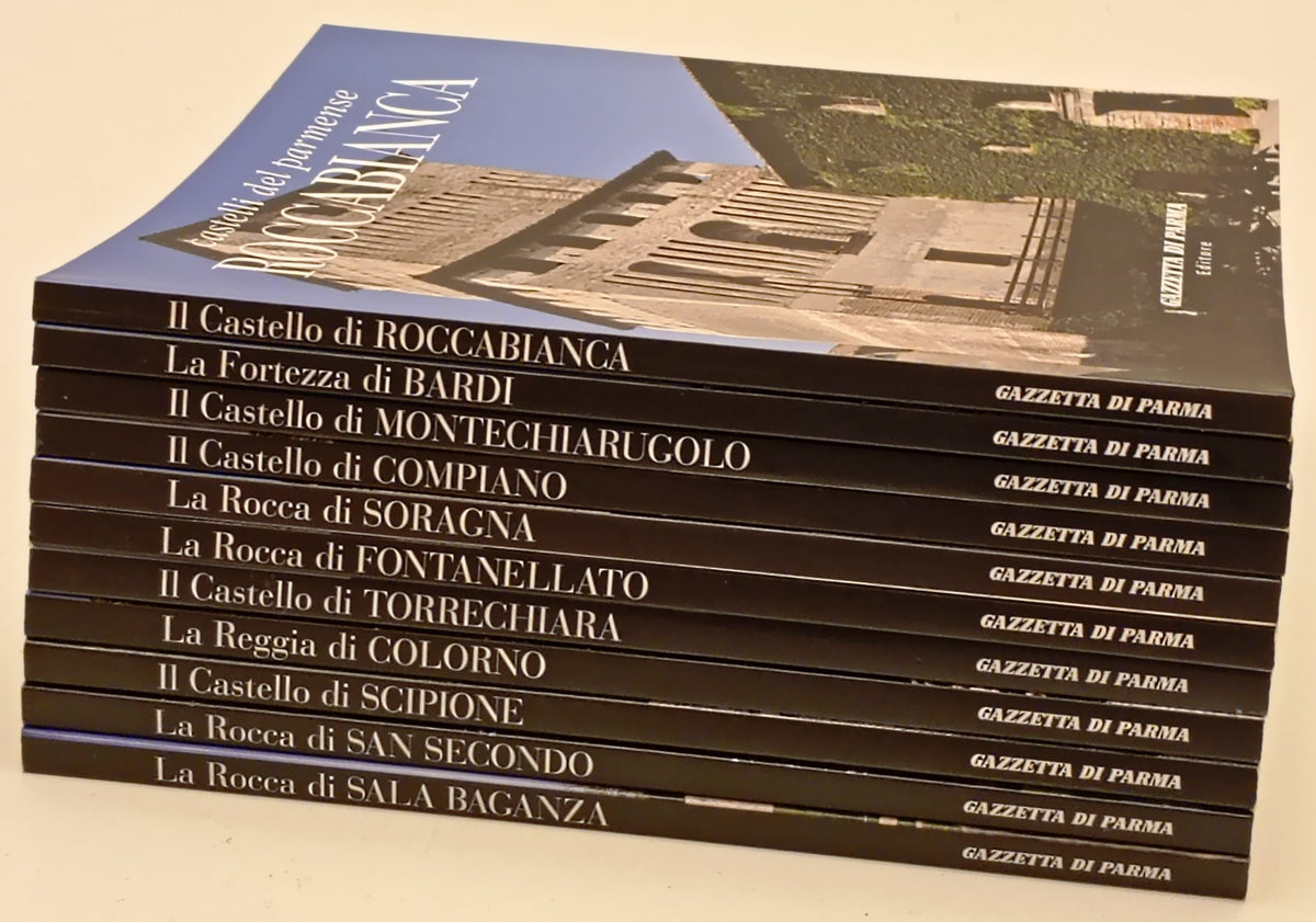 Castelli del Parmense 11 volumi Compiano Soragna Bardi - Gazzetta di Parma - WPR