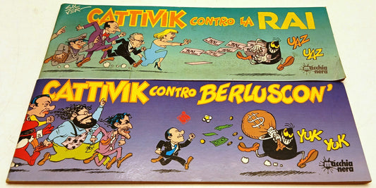 Cattivik contro la RAI + Cattivik contro Berluscon- Silver- Macchia Nera-RVSa951