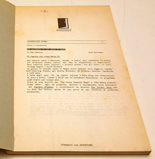 Rassegna Stampa Cattolica 84 - Mystfest 1984 - YFS772