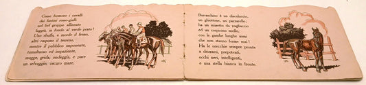 Animali Domestici Cavallo- Ambrosi Romanelli- Tirrenia- 1a ed.- sagomato-RVSa991
