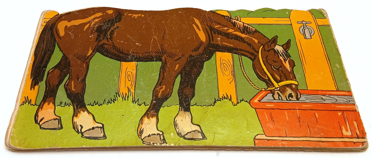 Animali Domestici Cavallo- Ambrosi Romanelli- Tirrenia- 1a ed.- sagomato-RVSa991