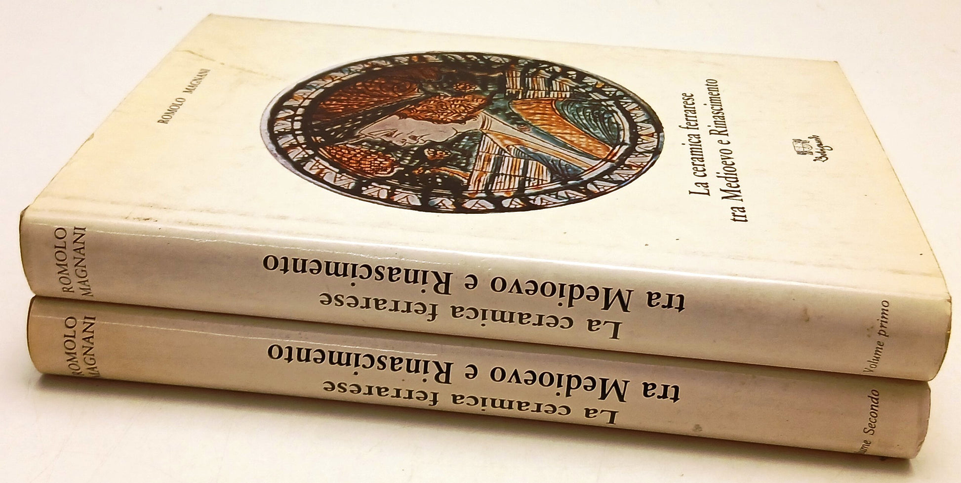 La ceramica ferrarese tra Medioevo e Rinascimento 2 volumi - Magnani- 1a- ZFS77