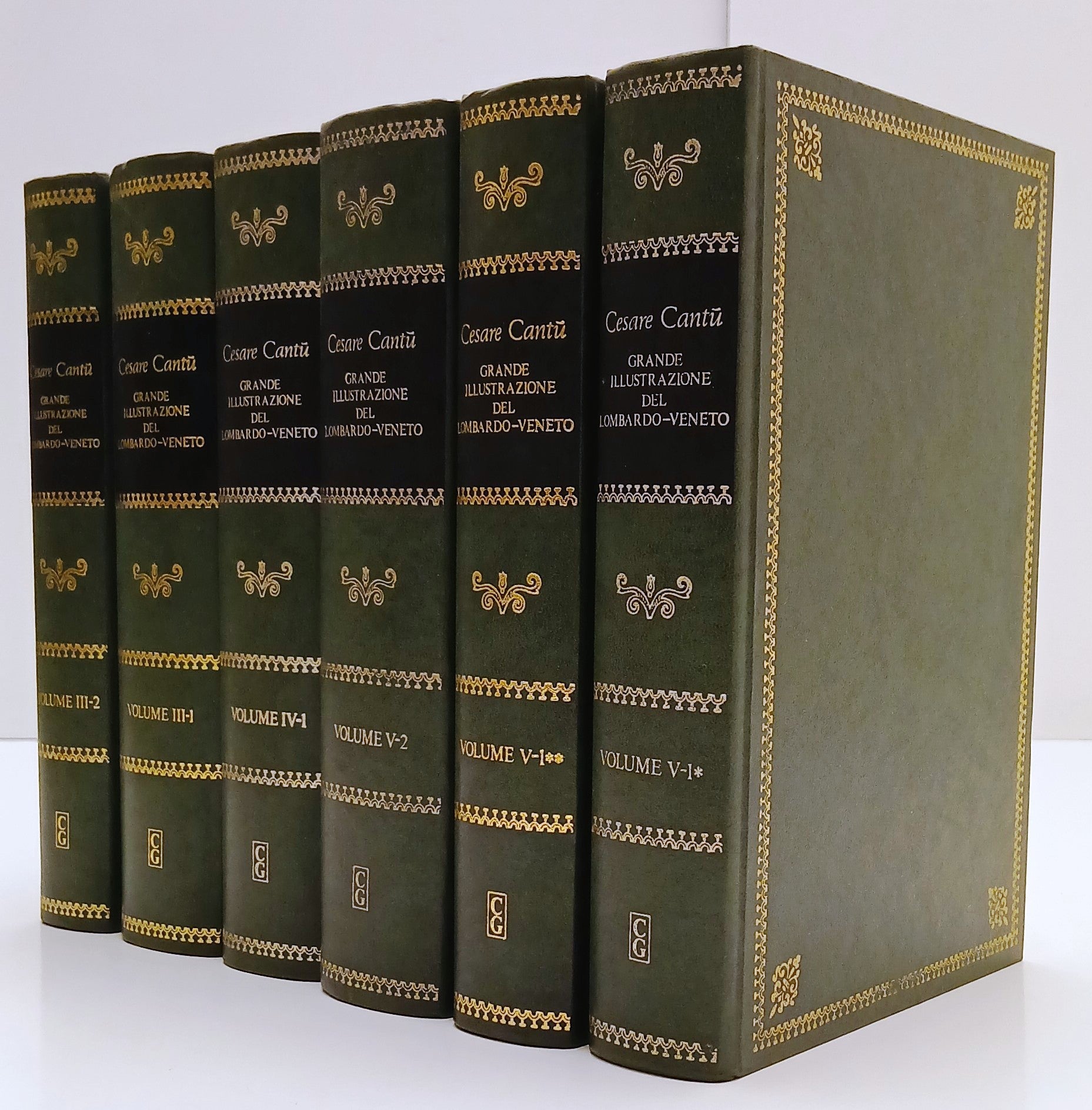 Grande illustrazione Lombardo-Veneto 6 vv. - Cesare Cantu'- Cisalpino-Goliardica