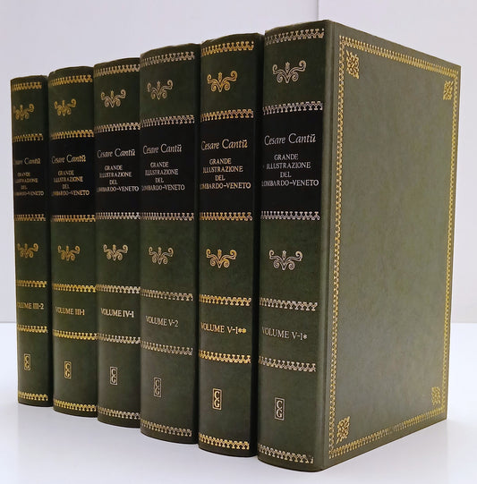 Grande illustrazione Lombardo-Veneto 6 vv. - Cesare Cantu'- Cisalpino-Goliardica