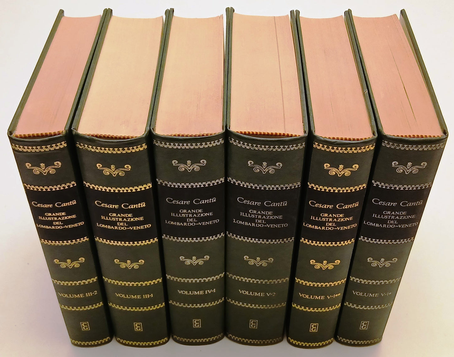 Grande illustrazione Lombardo-Veneto 6 vv. - Cesare Cantu'- Cisalpino-Goliardica