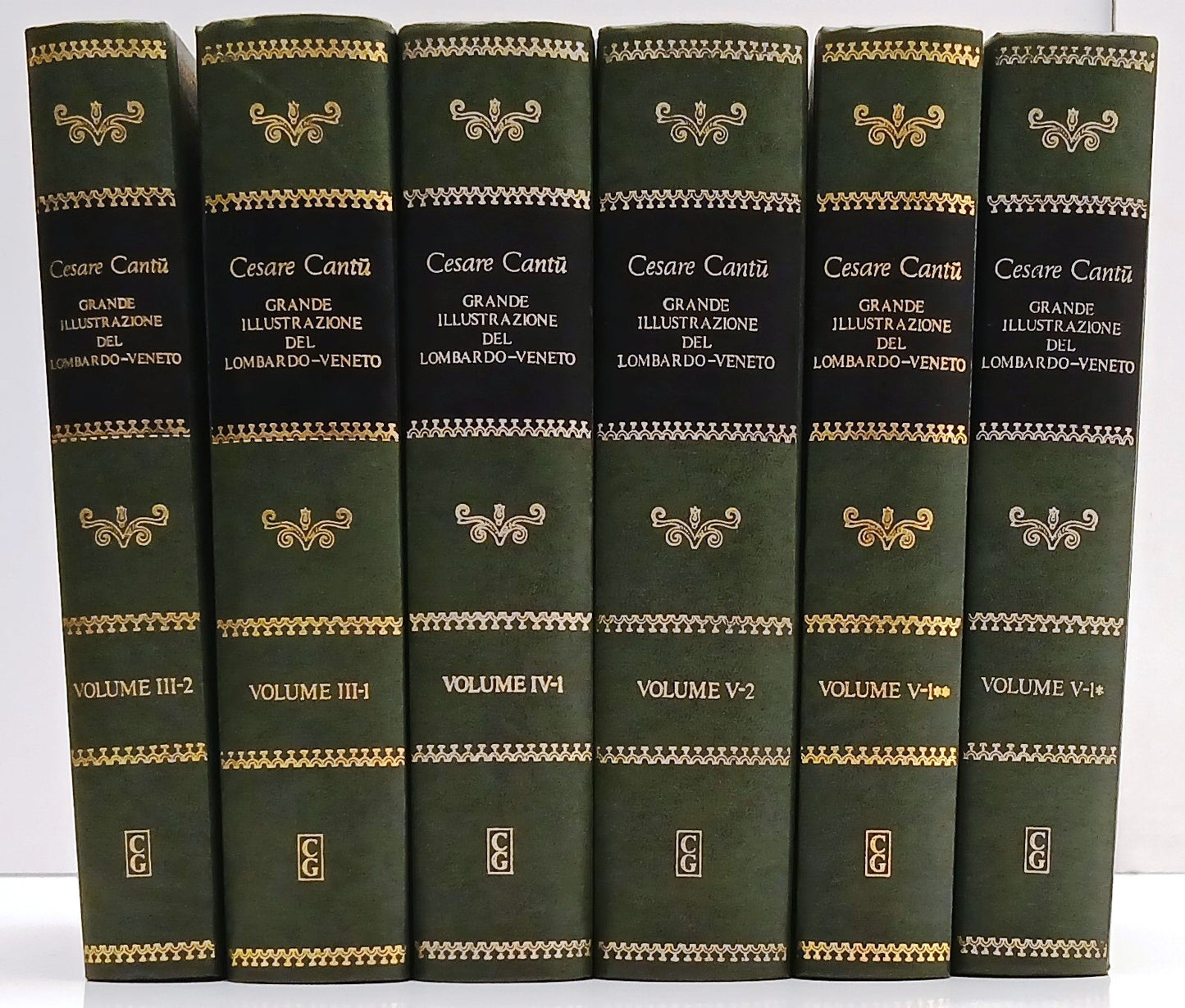 Grande illustrazione Lombardo-Veneto 6 vv. - Cesare Cantu'- Cisalpino-Goliardica