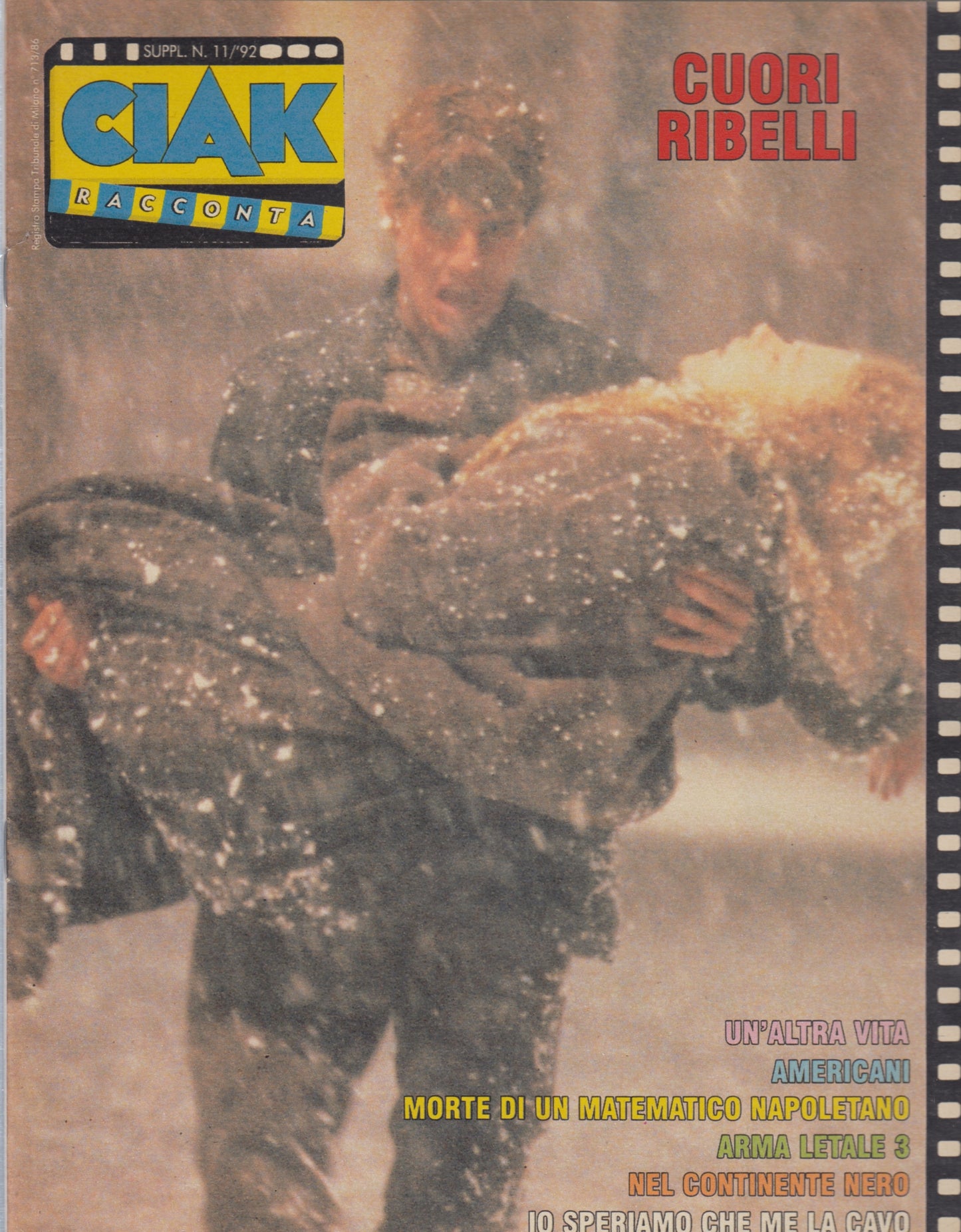 Ciak Racconta supplemento alla rivista Film - 1992/1994 - Scegli il numero - V26