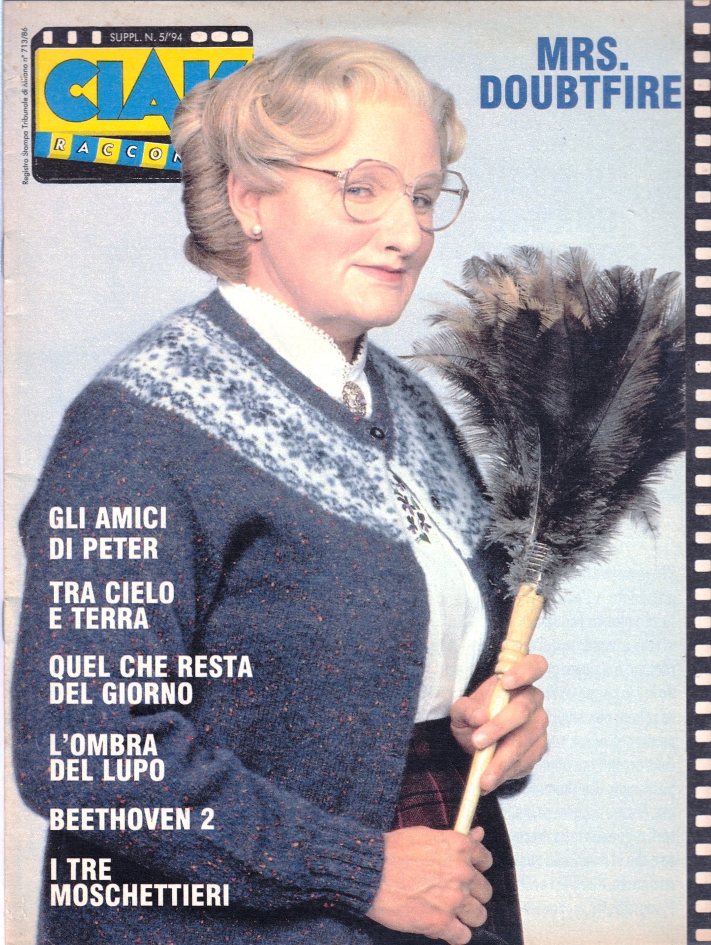 Ciak Racconta supplemento alla rivista Film - 1992/1994 - Scegli il numero - V26