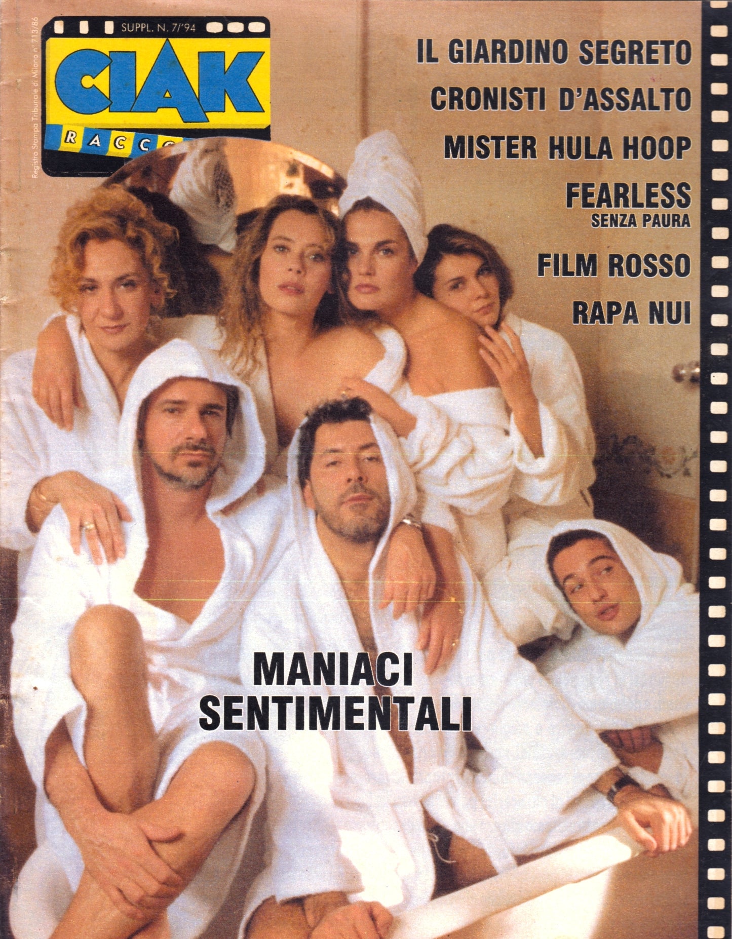 Ciak Racconta supplemento alla rivista Film - 1992/1994 - Scegli il numero - V26