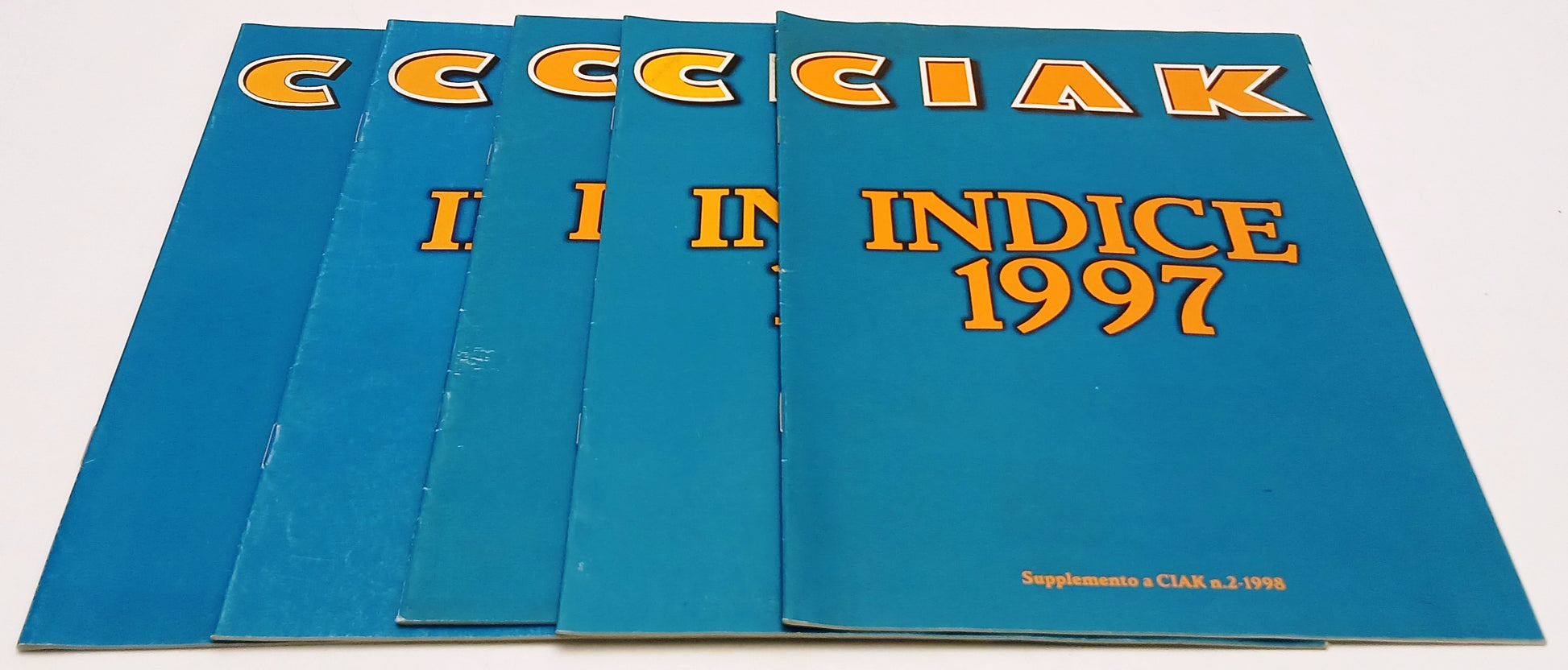 Lotto 5 Indici rivista Ciak Indice supplemento 1997 1998 1999 2000 2001- RVSa887