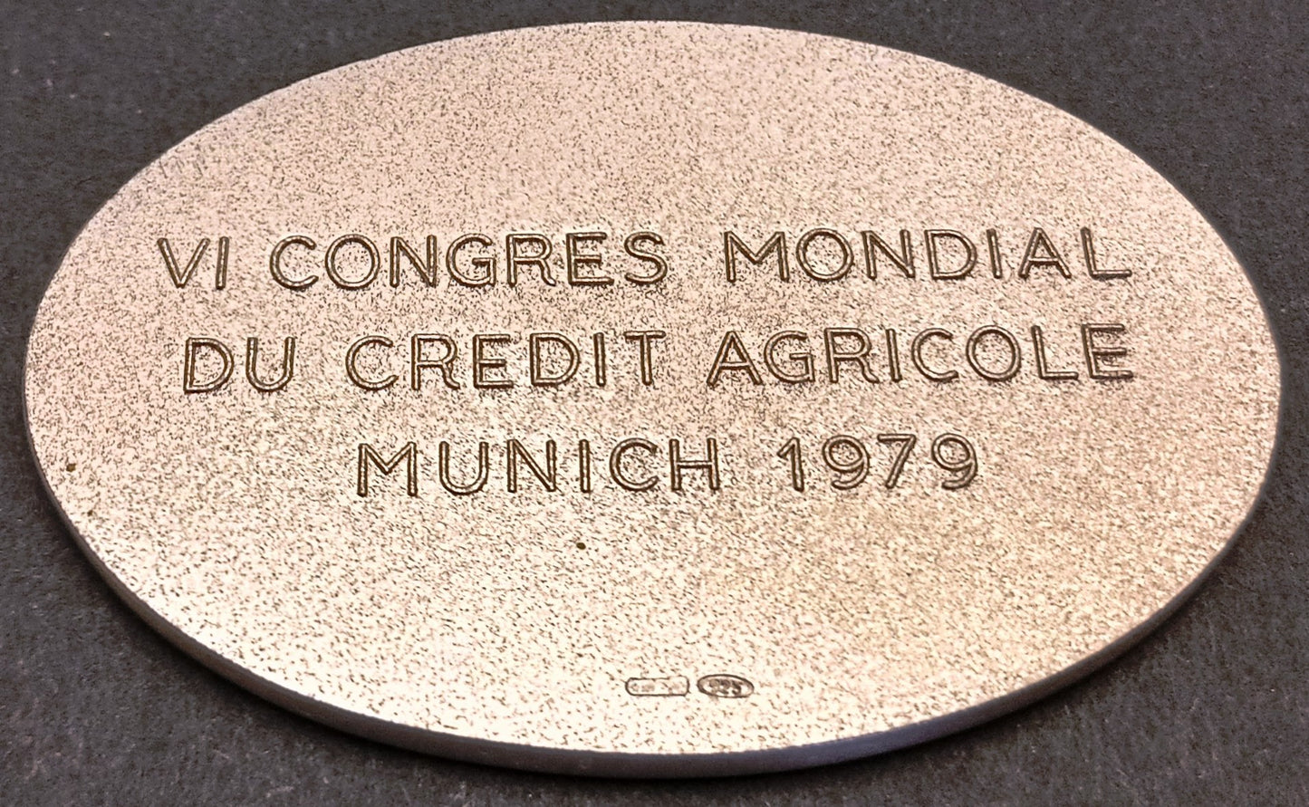 CB- Medaglia VI Congres Mondial du Credit Agricole Munich 1979- argento- GTTS253