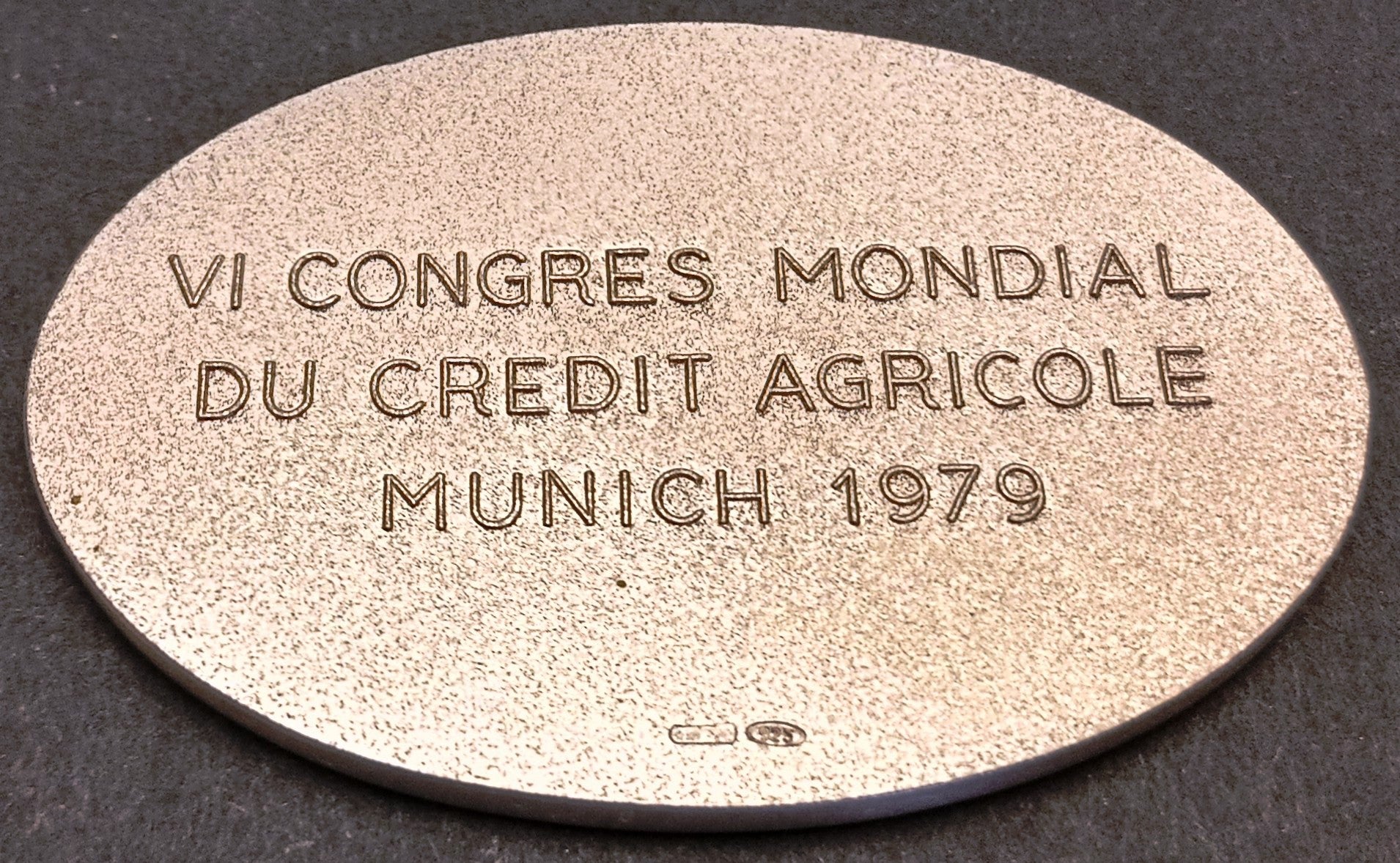 CB- Medaglia VI Congres Mondial du Credit Agricole Munich 1979- argento- GTTS253