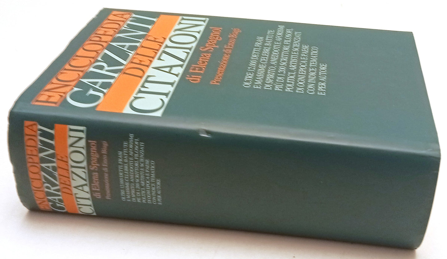 Enciclopedia delle Citazioni - Elena Spagnol - Mondolibri - ZFS268