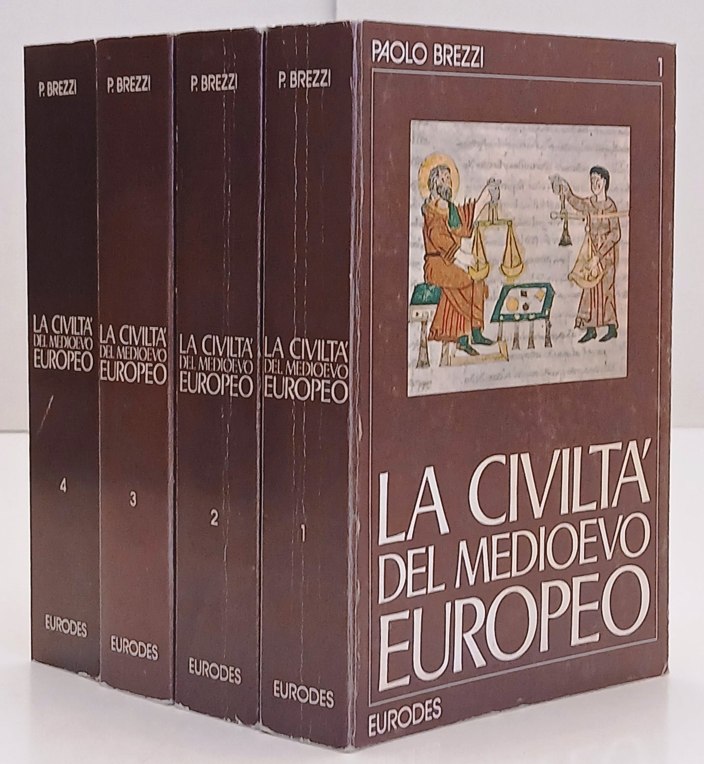 La civilta' del Medioevo Europeo 4 volumi- Paolo Brezzi- Eurodes- 1a ed.- ZFS95