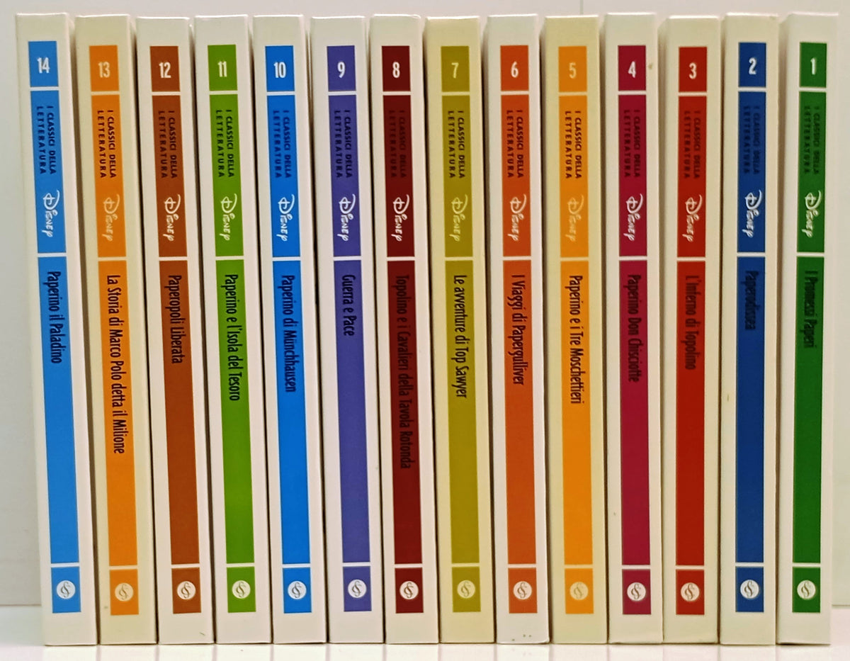 I Classici della Letteratura 1/30 completa - Walt Disney - Corriere Sera - M26