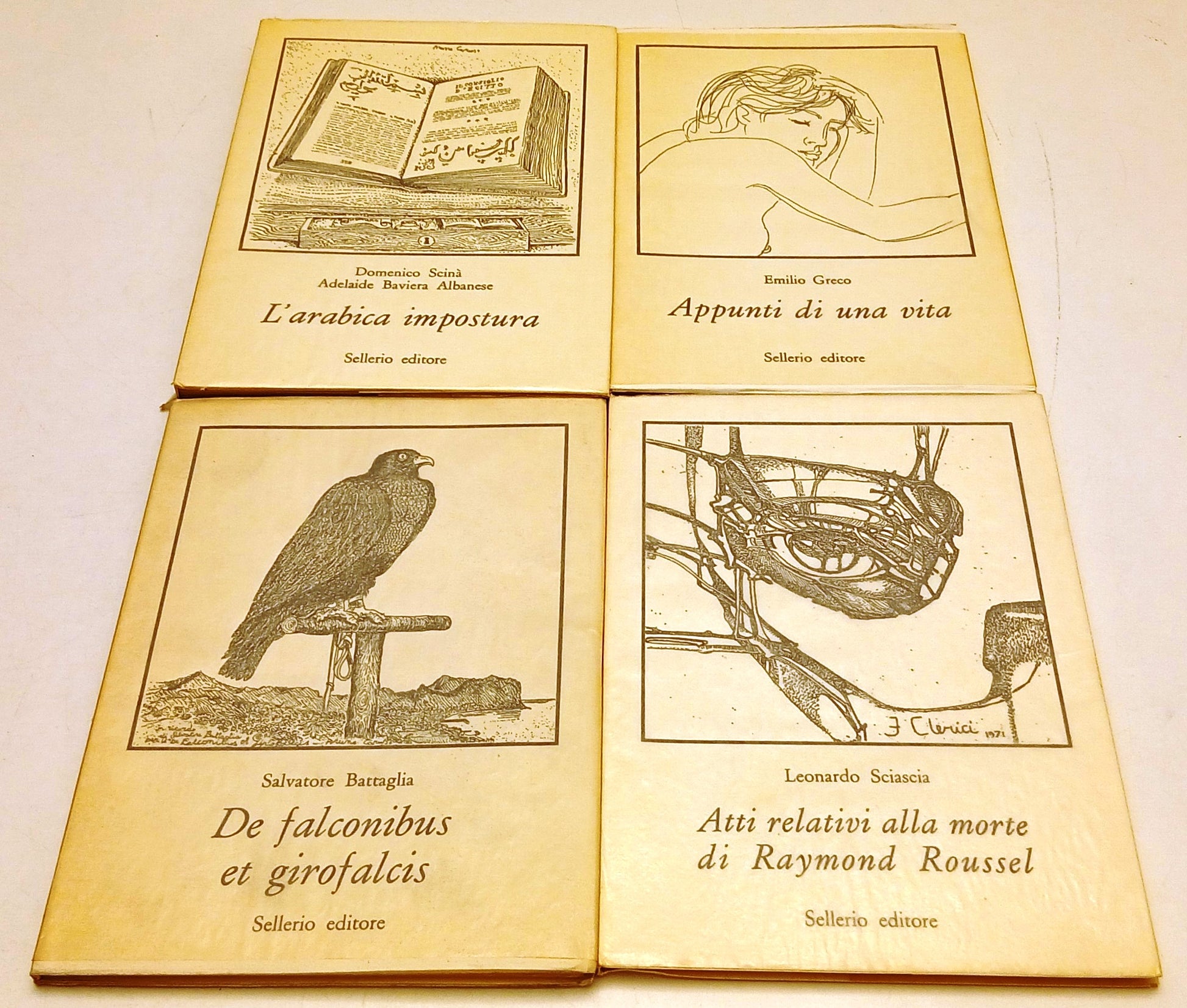 Cofanetto 12 volumi- Sciascia Verga - Omaggio Cassa Risparmio Sicilia- Sellerio- XFS