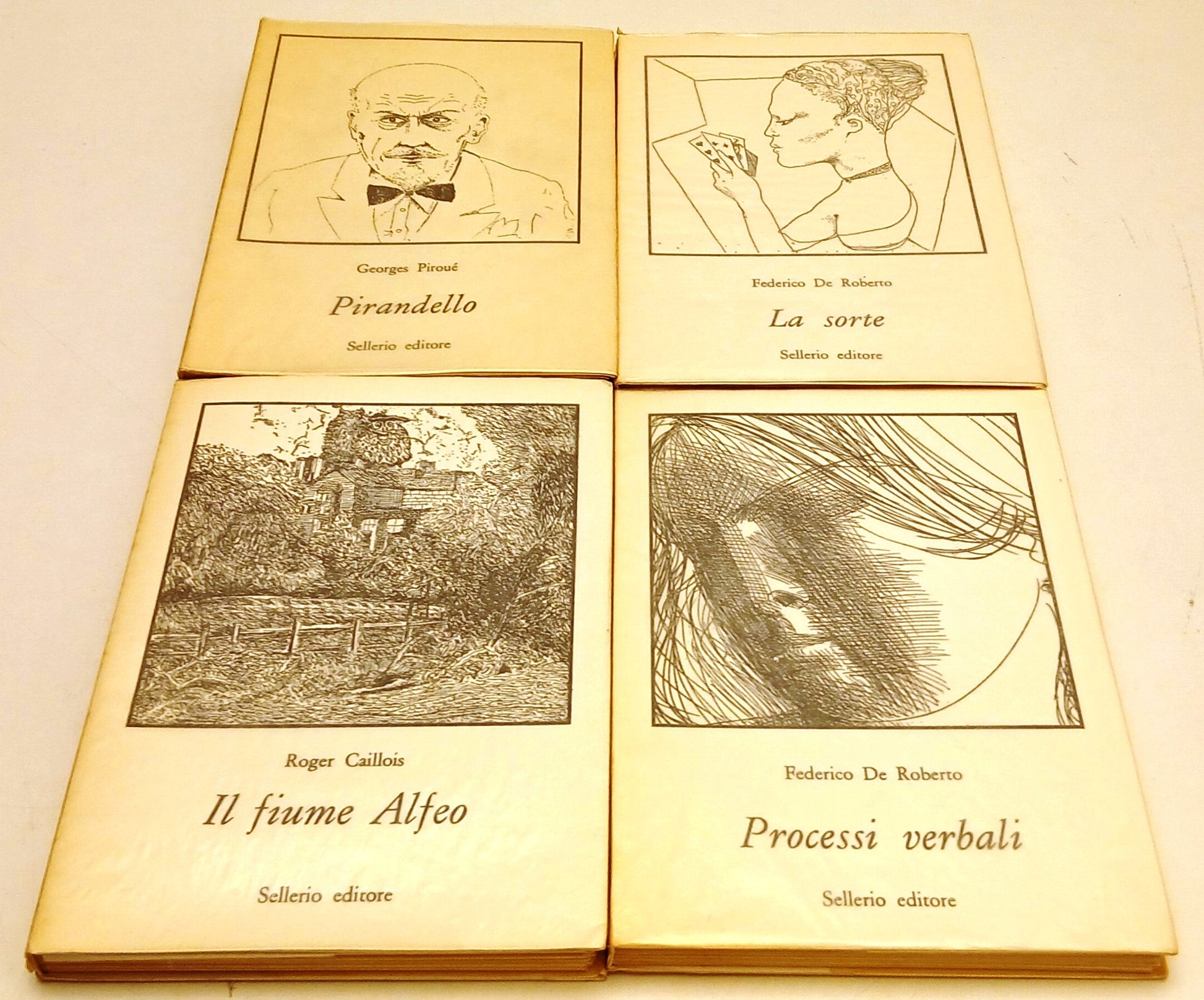 Cofanetto 12 volumi- Sciascia Verga - Omaggio Cassa Risparmio Sicilia- Sellerio- XFS