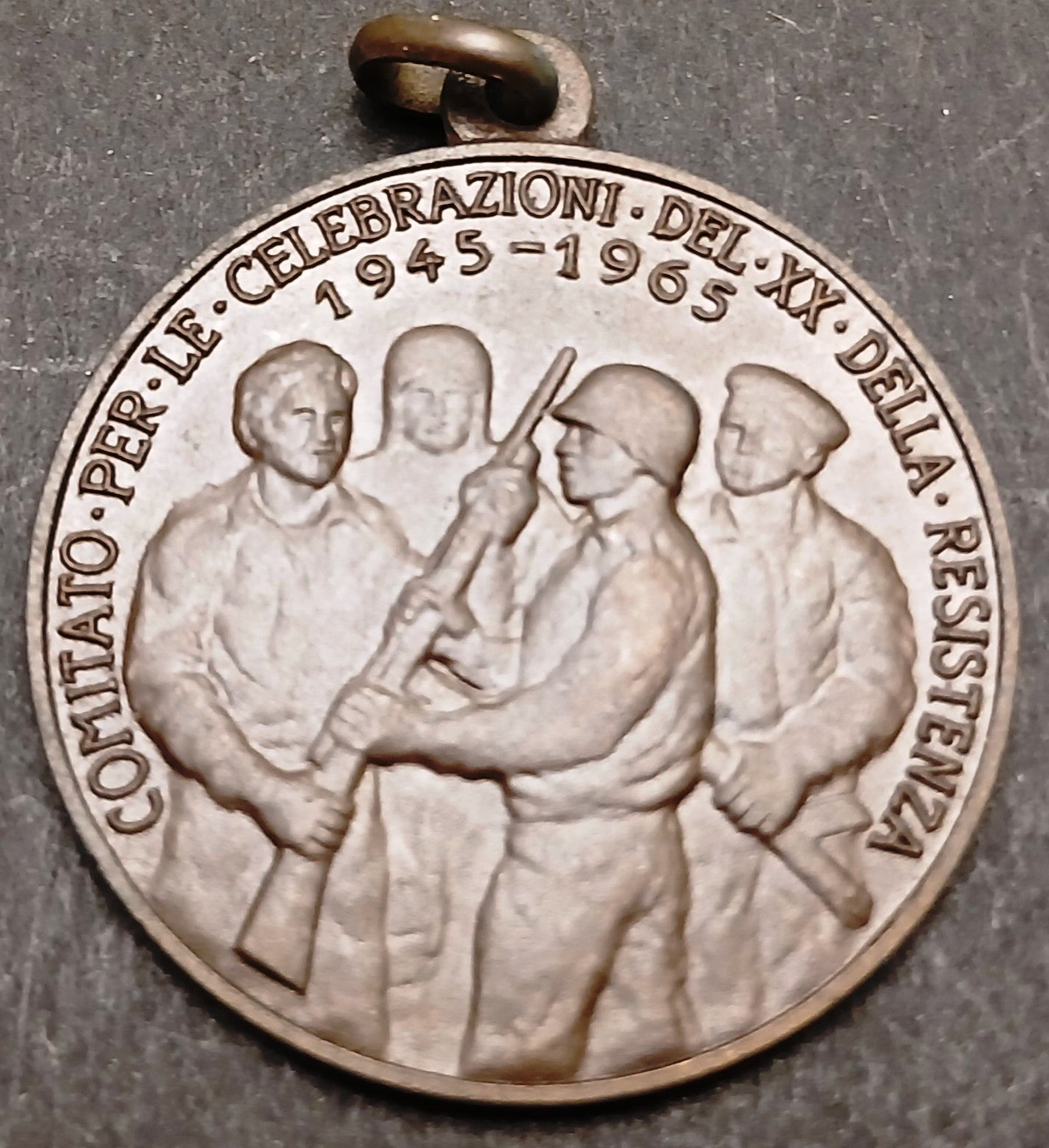 CB- Medaglia Comitato Celebrazioni XX Resistenza 1945-1965 Johnson - GTTS244