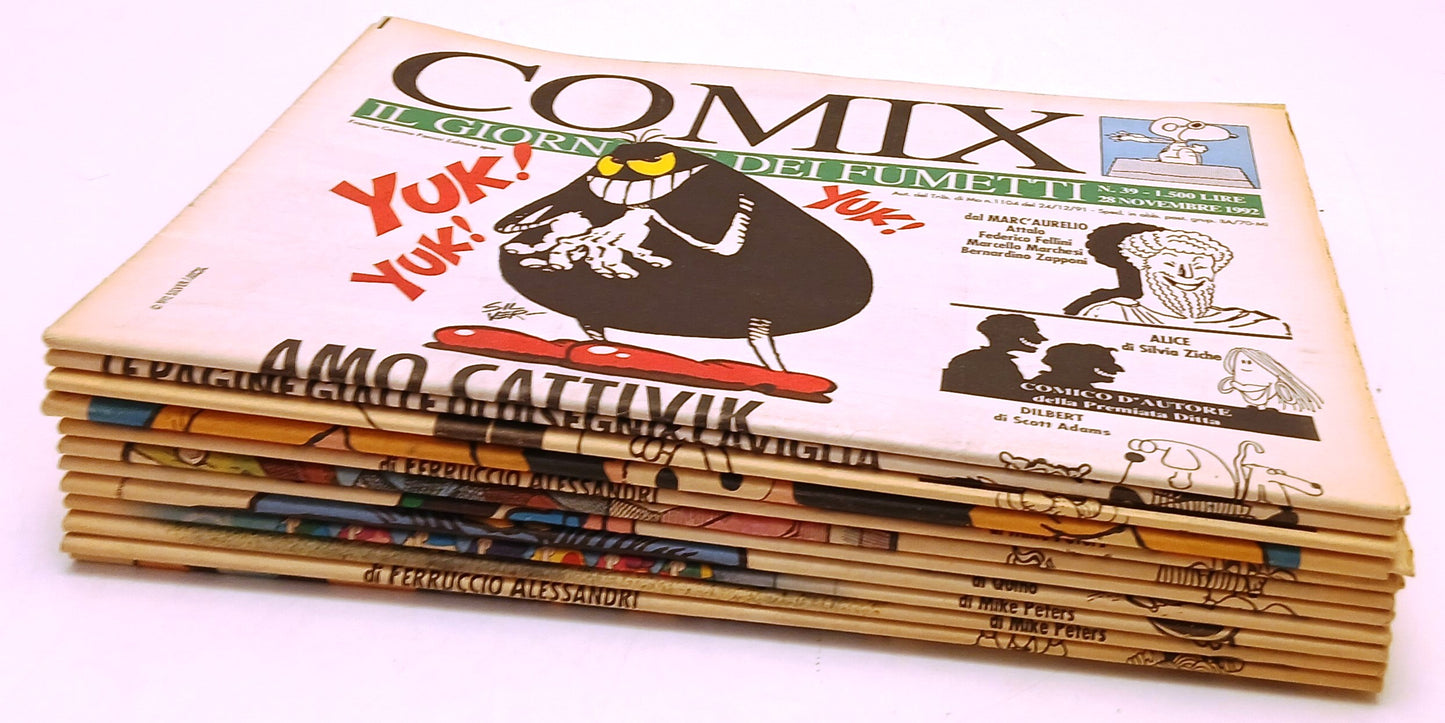 Rivista Comix 13 numeri Il giornale dei fumetti 1992 - offerta - YFSXXX