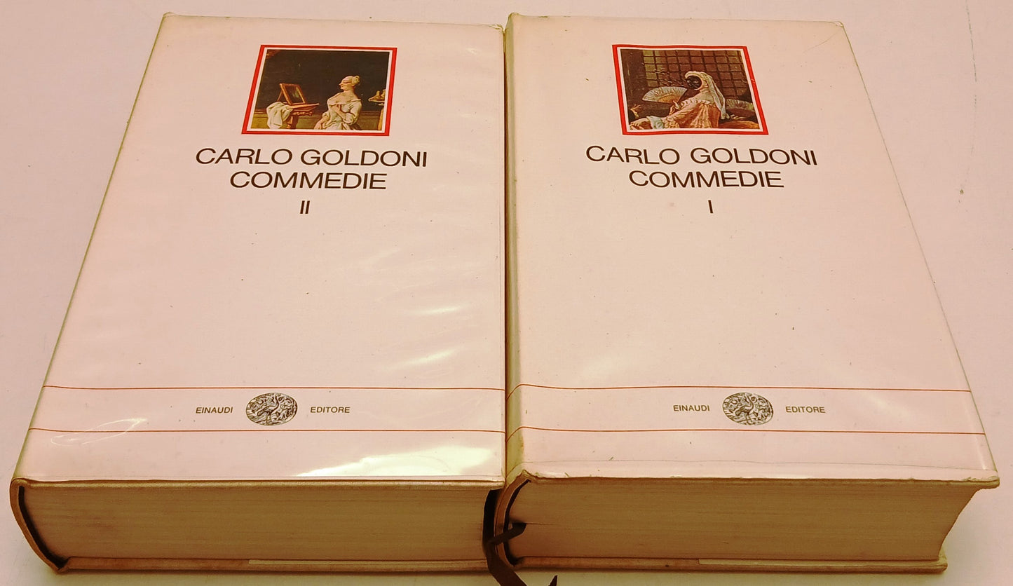 Commedie 2 volumi - Carlo Goldoni - Einaudi I Millenni - 1a ed. - cofanetto- XFS