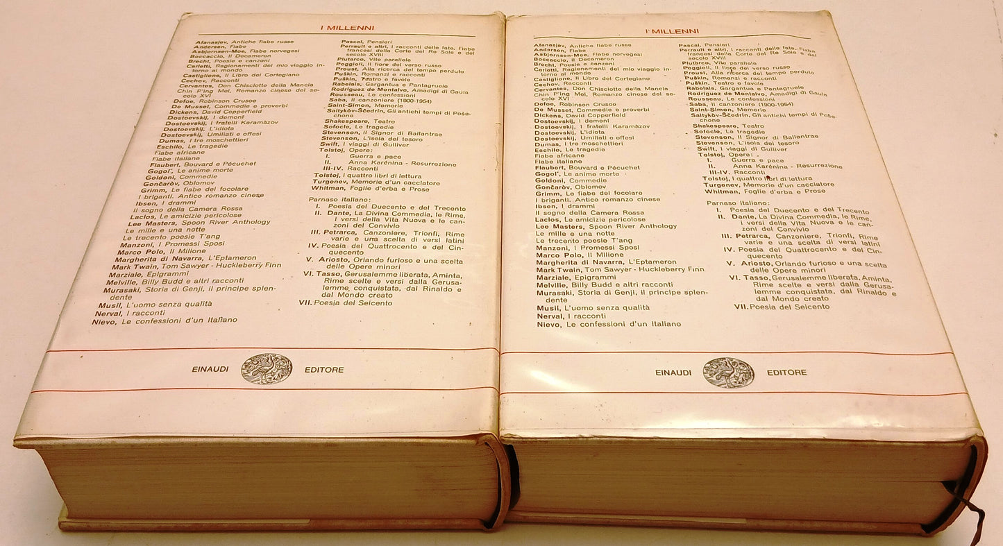 Commedie 2 volumi - Carlo Goldoni - Einaudi I Millenni - 1a ed. - cofanetto- XFS