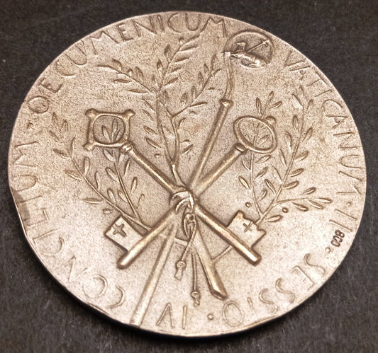 CB- Medaglia Concilium Oecumenicum Vaticanum II Sessio IV - argento - GTTS170