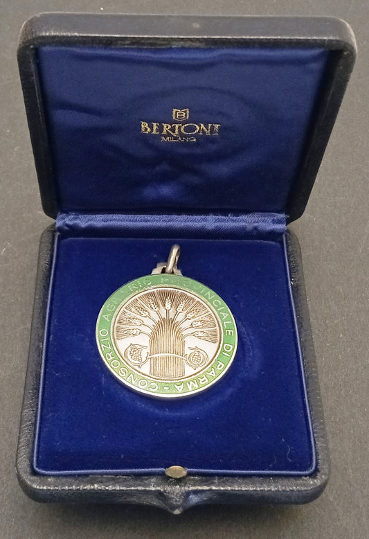 CB- Medaglia Consorzio Agrario Provinciale di Parma 1893-1983 - argento- GTTS261