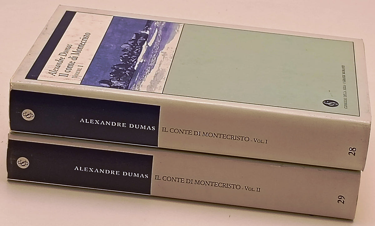 Il Conte di Montecristo 2 volumi- Dumas- Corriere I Grandi Romanzi 27/28- ZFS295