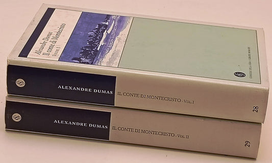 Il Conte di Montecristo 2 volumi- Dumas- Corriere I Grandi Romanzi 27/28- ZFS295